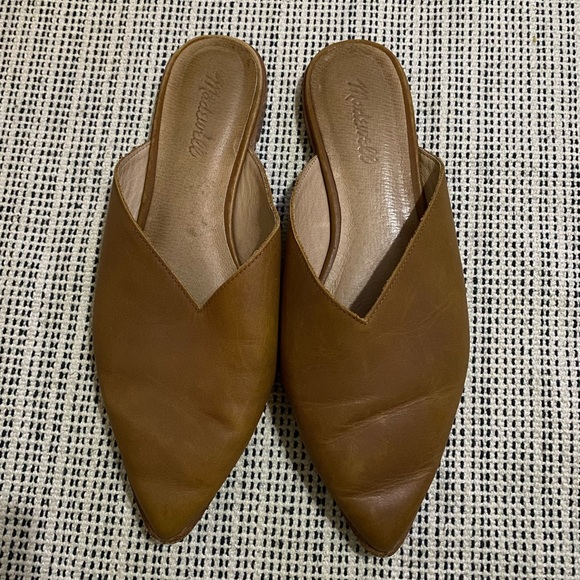 Madewell the Emilia Mule in English Saddle Leather, Size 10 - Picture 3 of 6